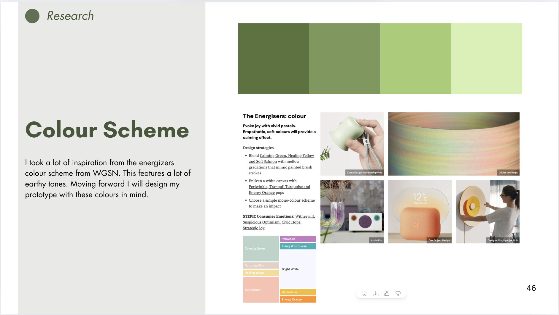 These will be the colours I develop my high fidelity wireframes with.